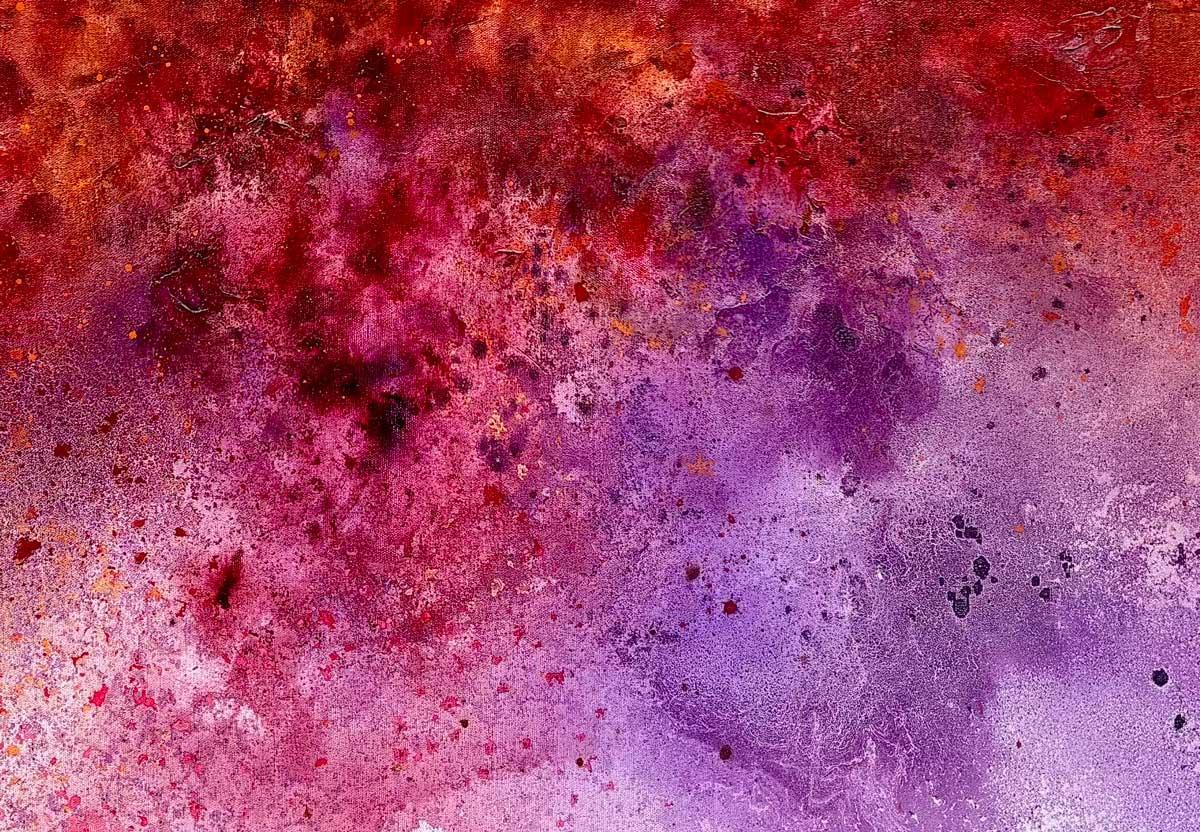 Evening Scents - Abstract Painting by Albert Gimenez