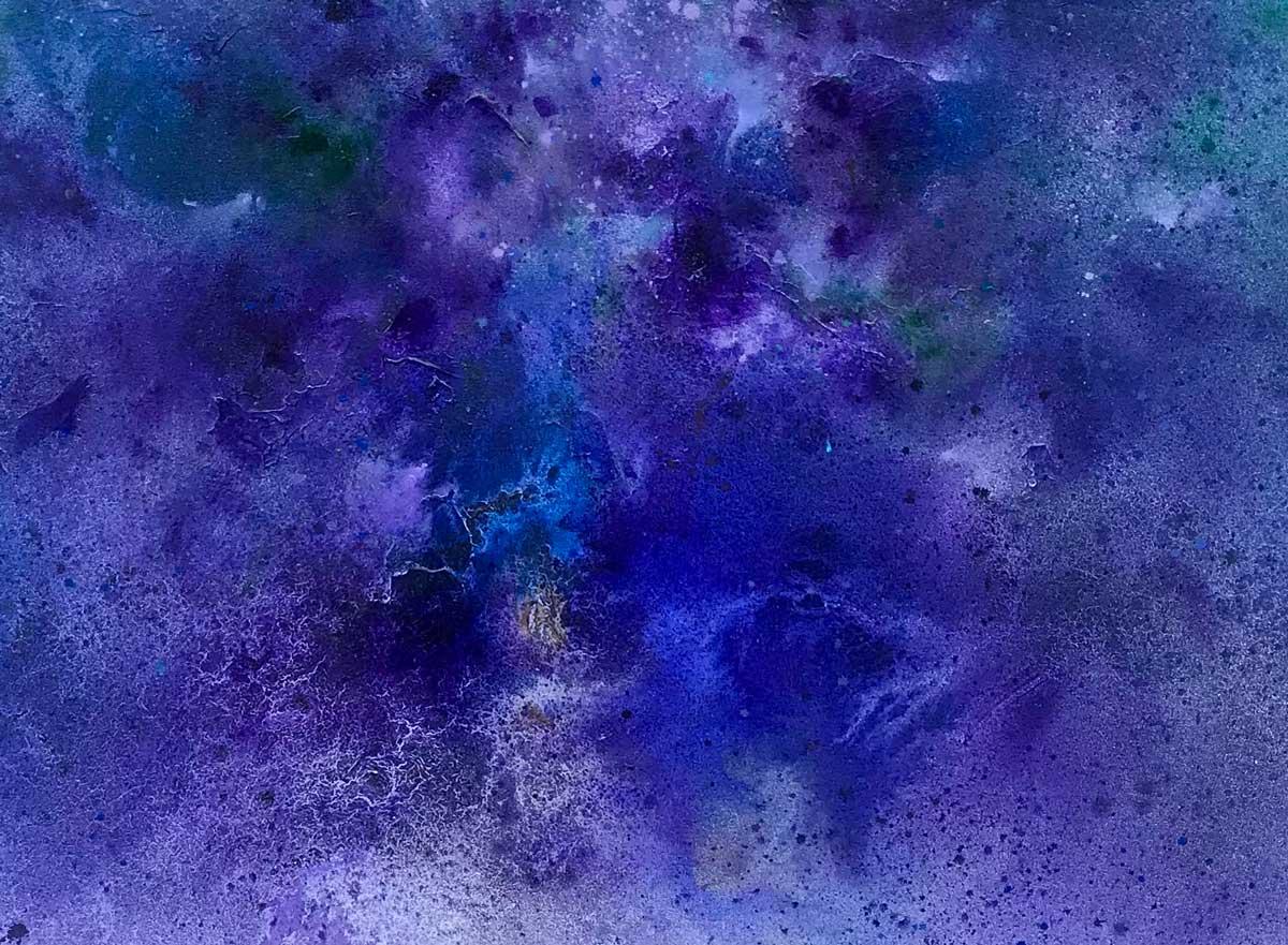 Midsummer Night (Abstrakt), Painting, von Albert Gimenez