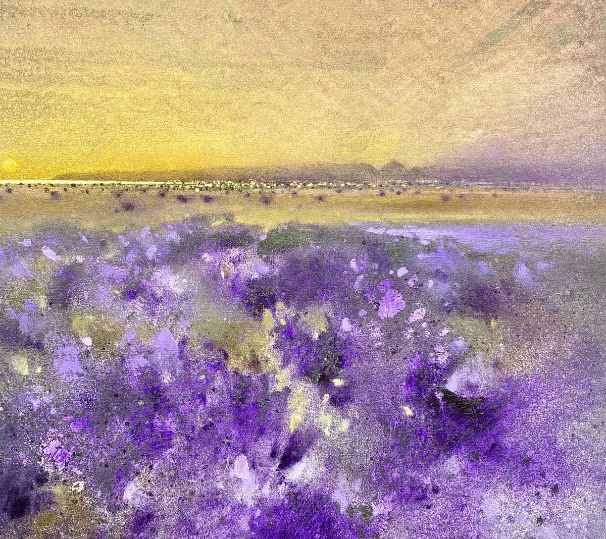 Morning Glow (Abstrakt), Painting, von Albert Gimenez