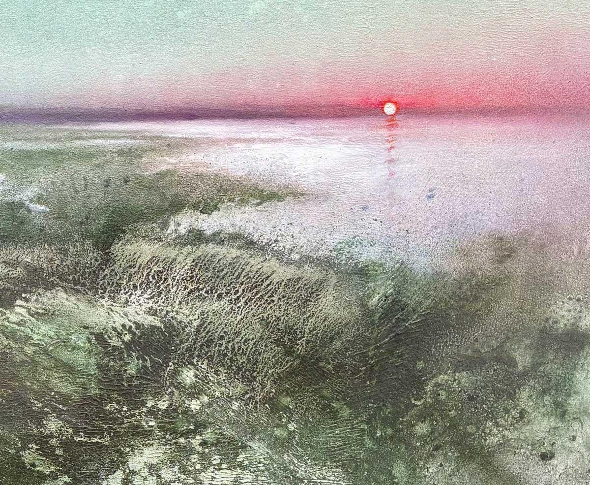 Silence in Motion - Painting by Albert Gimenez