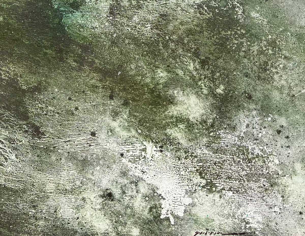 Silence in Motion - Abstract Painting by Albert Gimenez