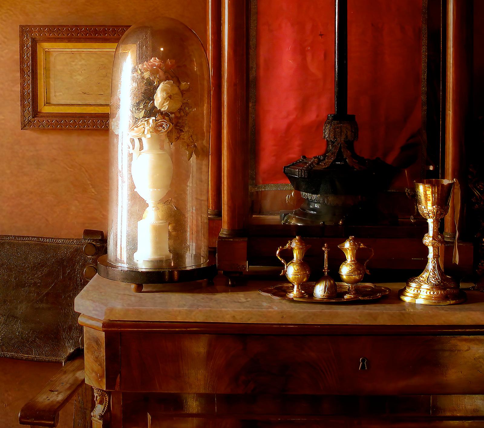 Interior - Signed limited edition still life pigment print, Contemporary, Brown - Black Still-Life Photograph by Albert Giralt 
