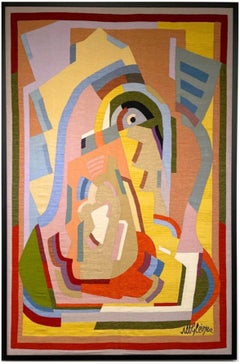 Albert Gleize after "Design No. 41" Hand-woven Wool Tapestry