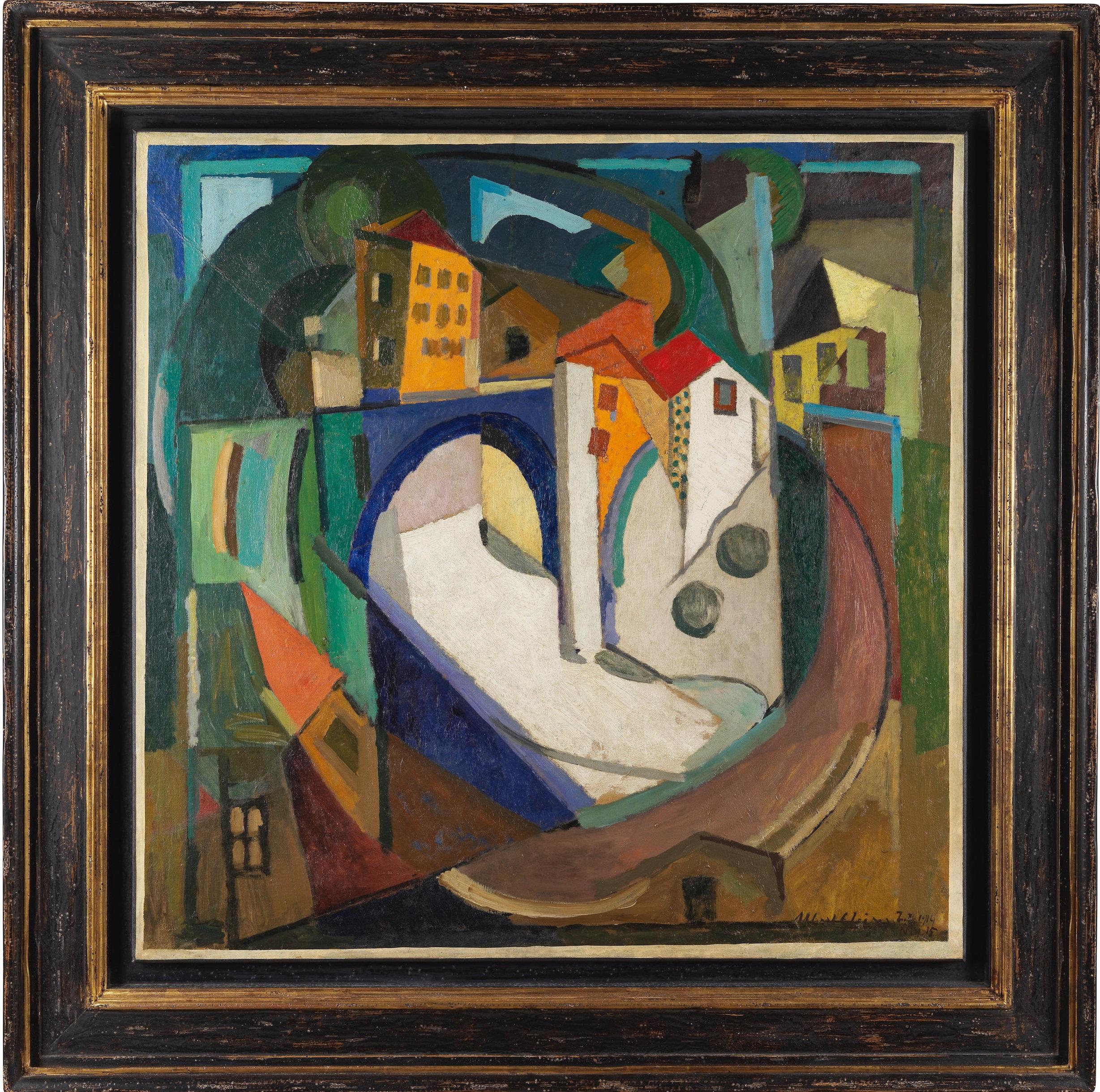 Mobilized in 1914, like many of his Cubist friends, Albert Gleizes was sent to a barracks in Toul, Lorraine, near the front line. Supported by a military doctor, Major Lambert, of whom he would paint an important portrait (now at the Guggenheim
