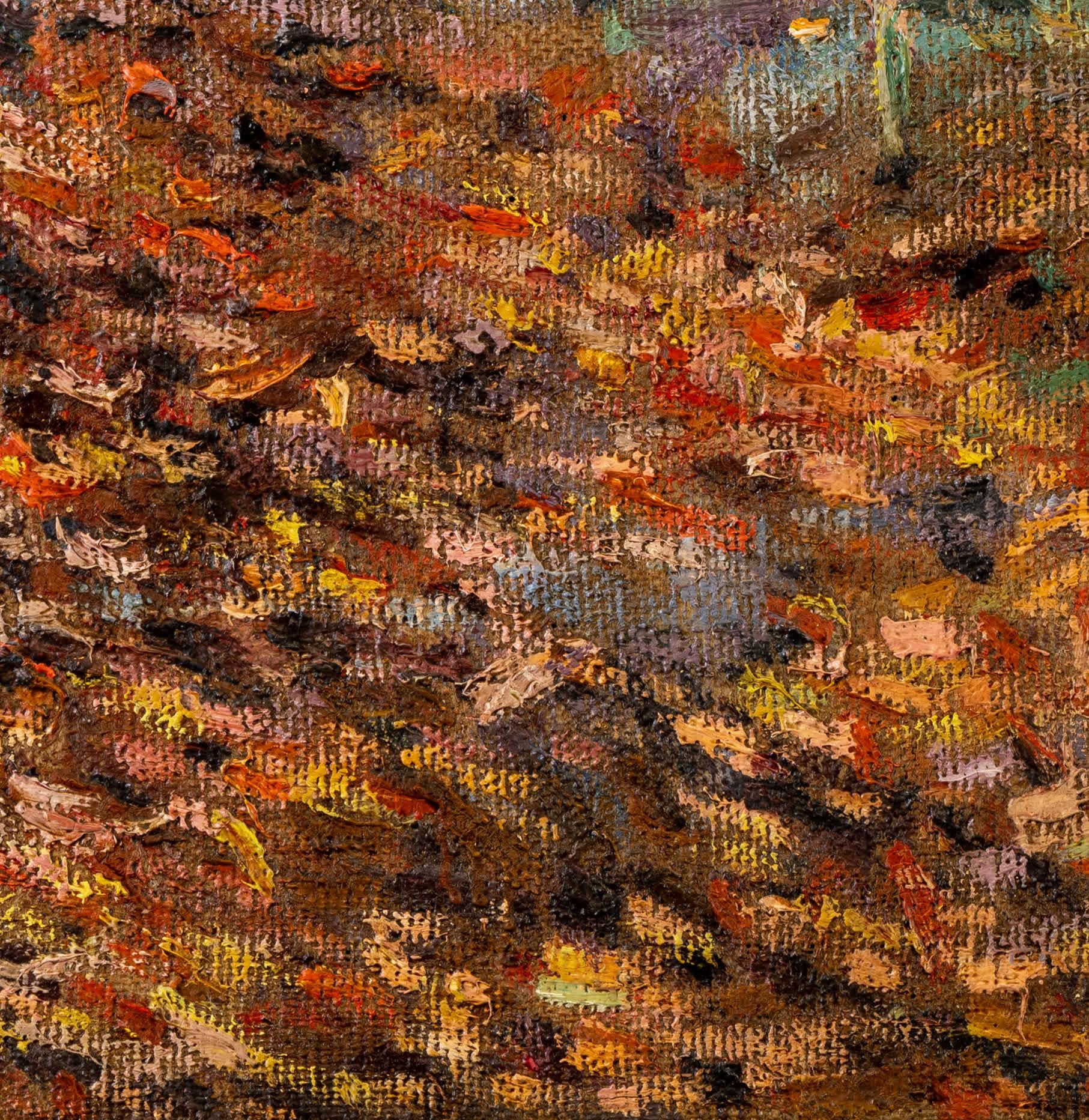 Trees in Autumn - Impressionist Painting by Albert Gleizes