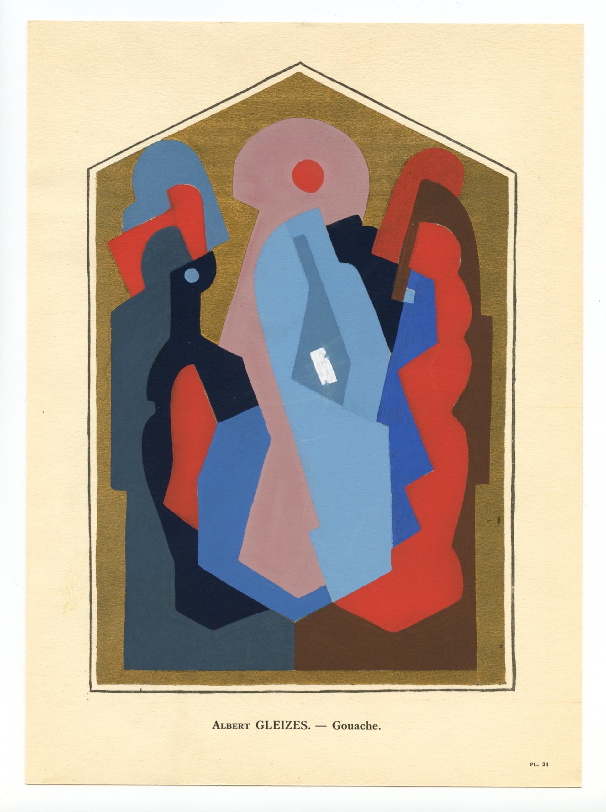 (after) Albert Gleizes - 1929 pochoir For Sale 1