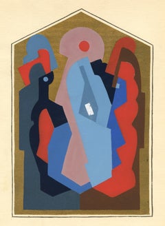 Antique (after) Albert Gleizes - 1929 pochoir