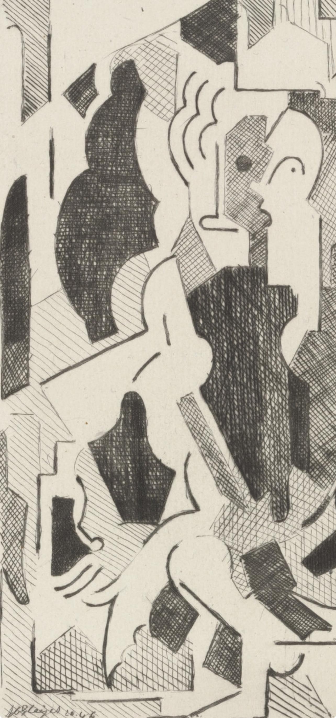 Gleizes, Composition du cubisme (après) - Print de Albert Gleizes