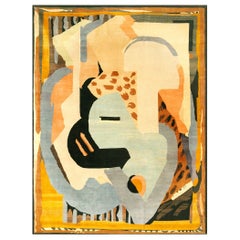 Albert Gleizes, Design No. 40 - Tappeto artistico francese - Lana e seta