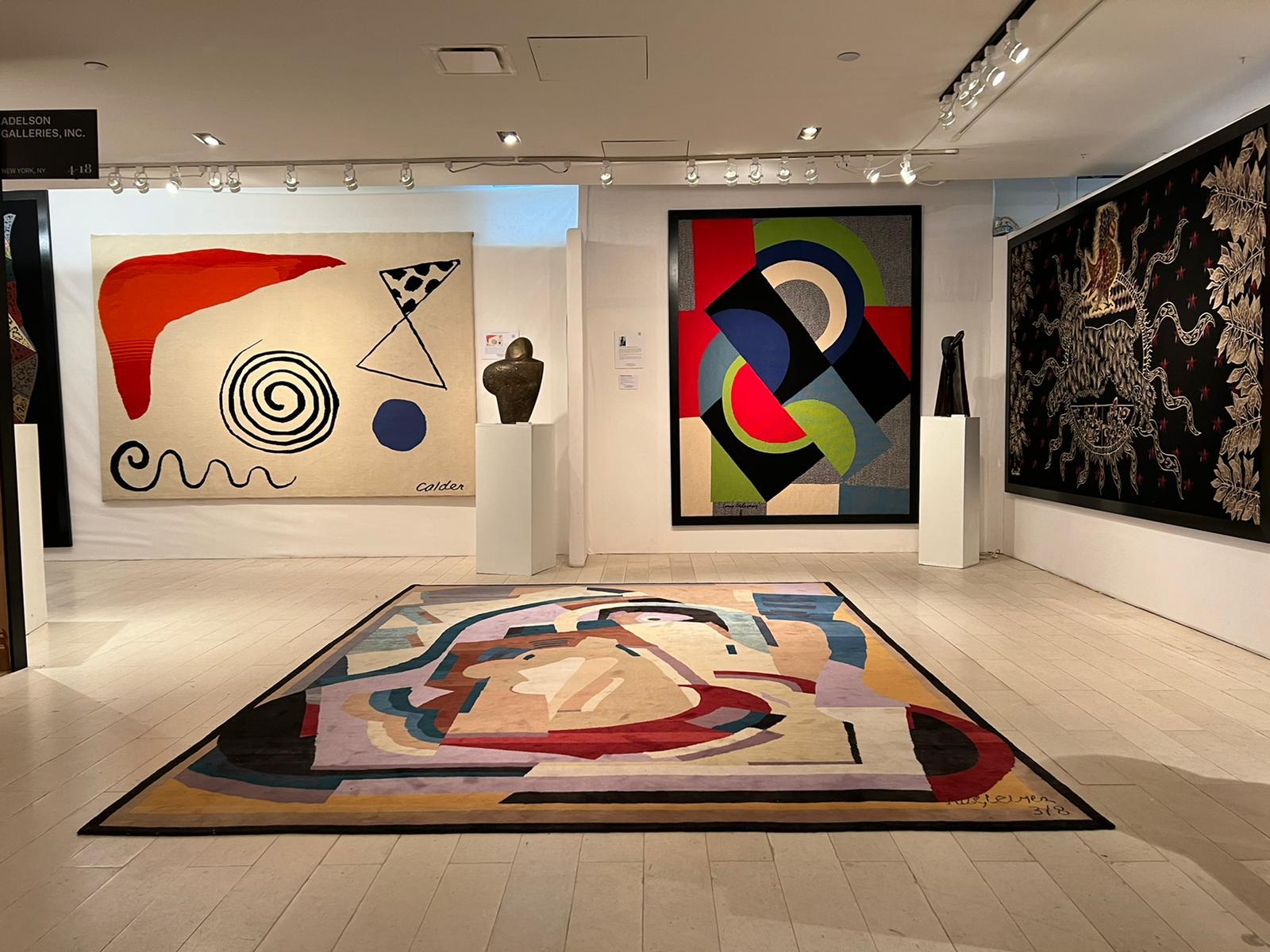 20th Century Albert Gleizes, Design No. 41 - Artistic Wool Rug - French Modern Design For Sale