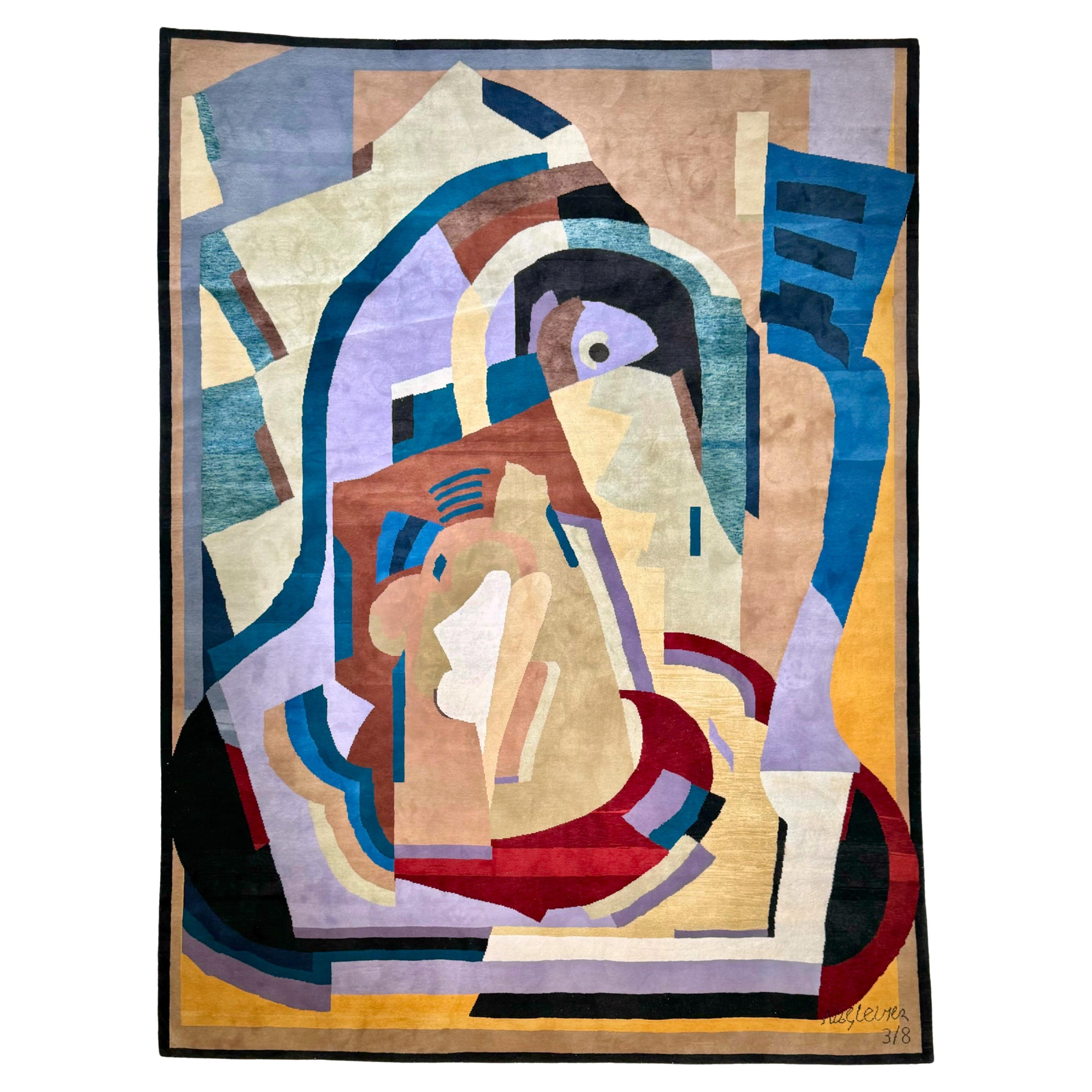Albert Gleizes, Diseño nº 41 - Tapiz de lana - Diseño moderno francés