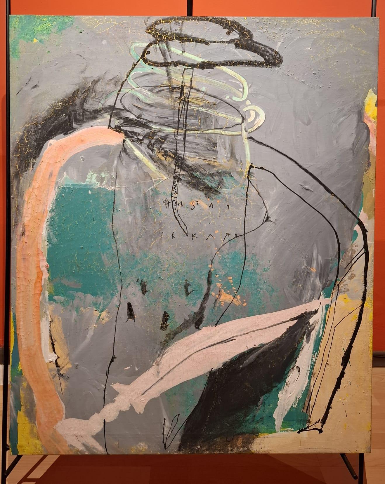 Una Massai suicidándose al ver a un francés - Mixed Media Art de Albert Gonzalo