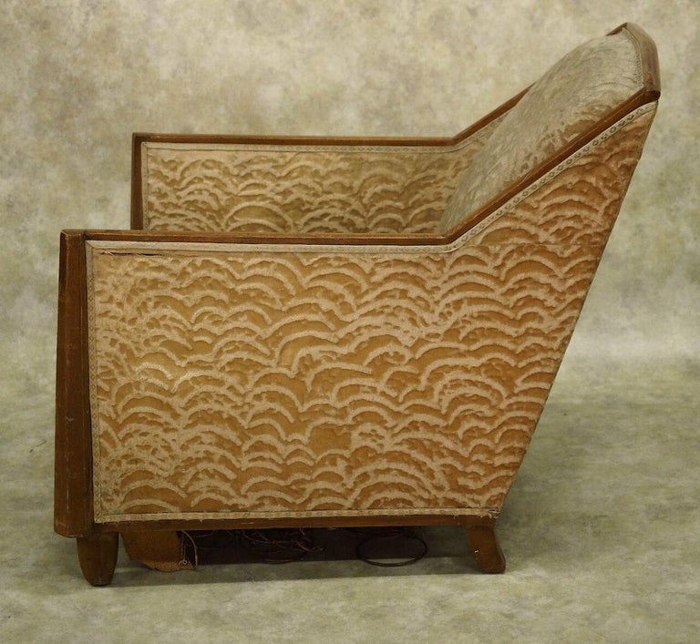 French Albert Guenot Single Club Chair For Sale