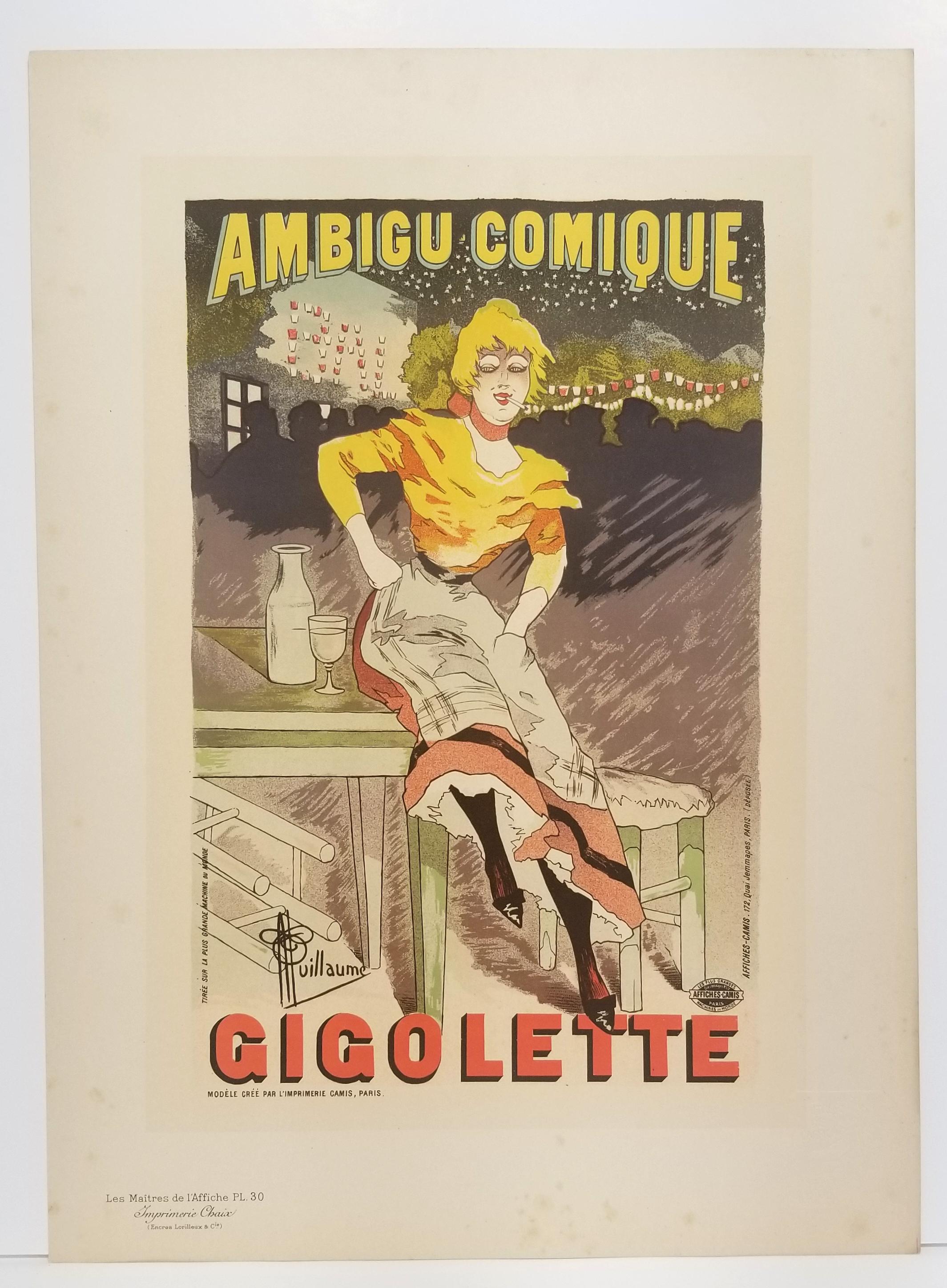 Gigolette - Print by Albert Guillaume