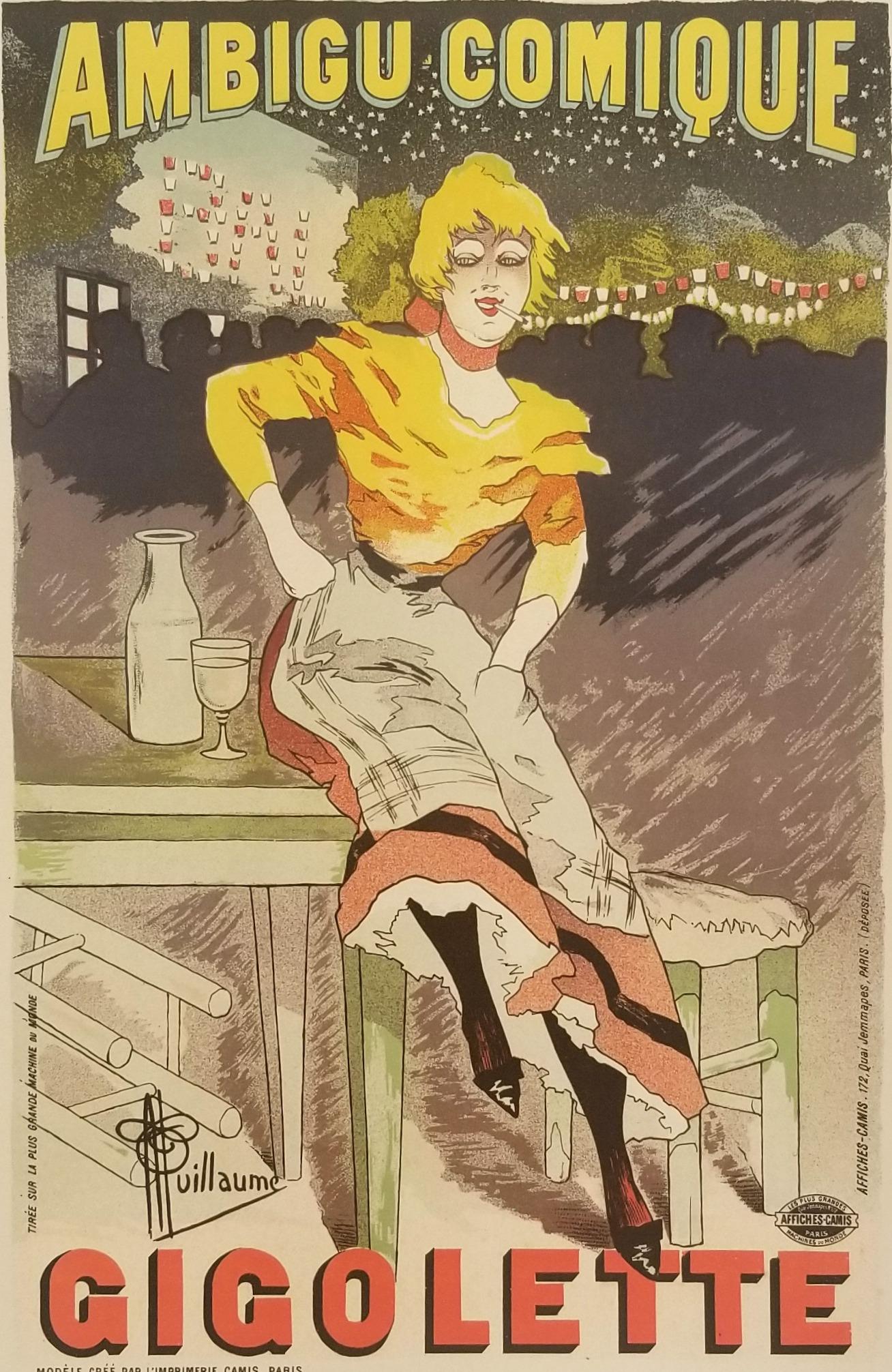 Albert Guillaume Print - Gigolette