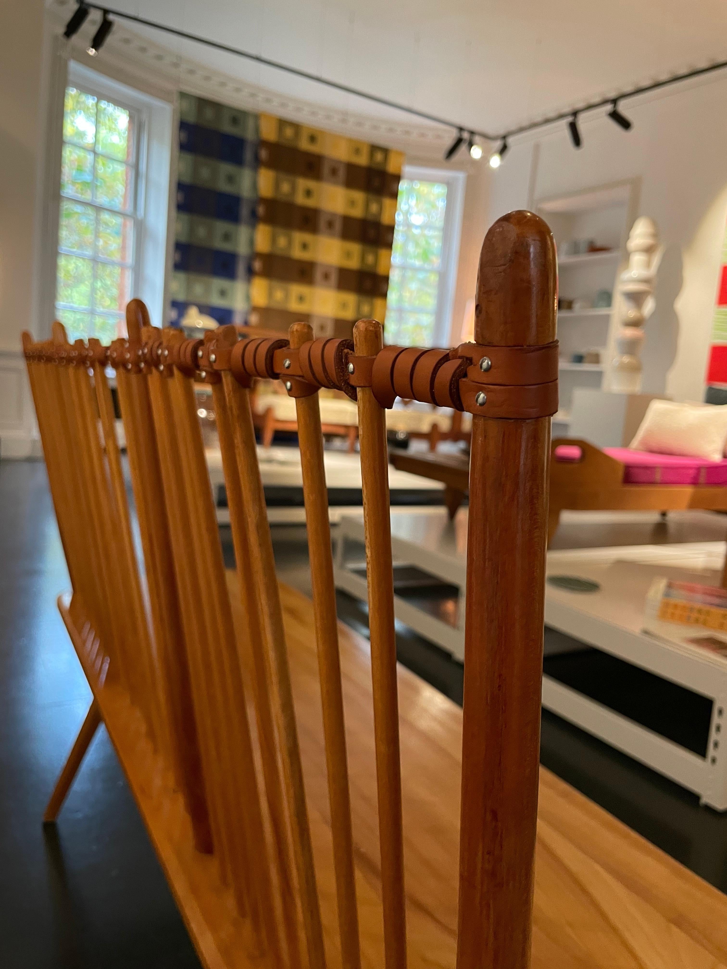 20ième siècle Albert Haberer, banc de style Windsor