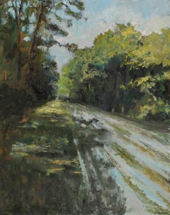 Chemin Forestier, oil painting on canvas