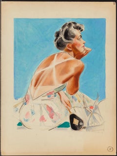Tan Lines, The Saturday Evening Post cover study