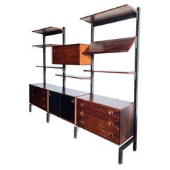 Système d'étagères modulaires en bois de rose danois moderne d'Albert Hansen des années 1970 (signé)