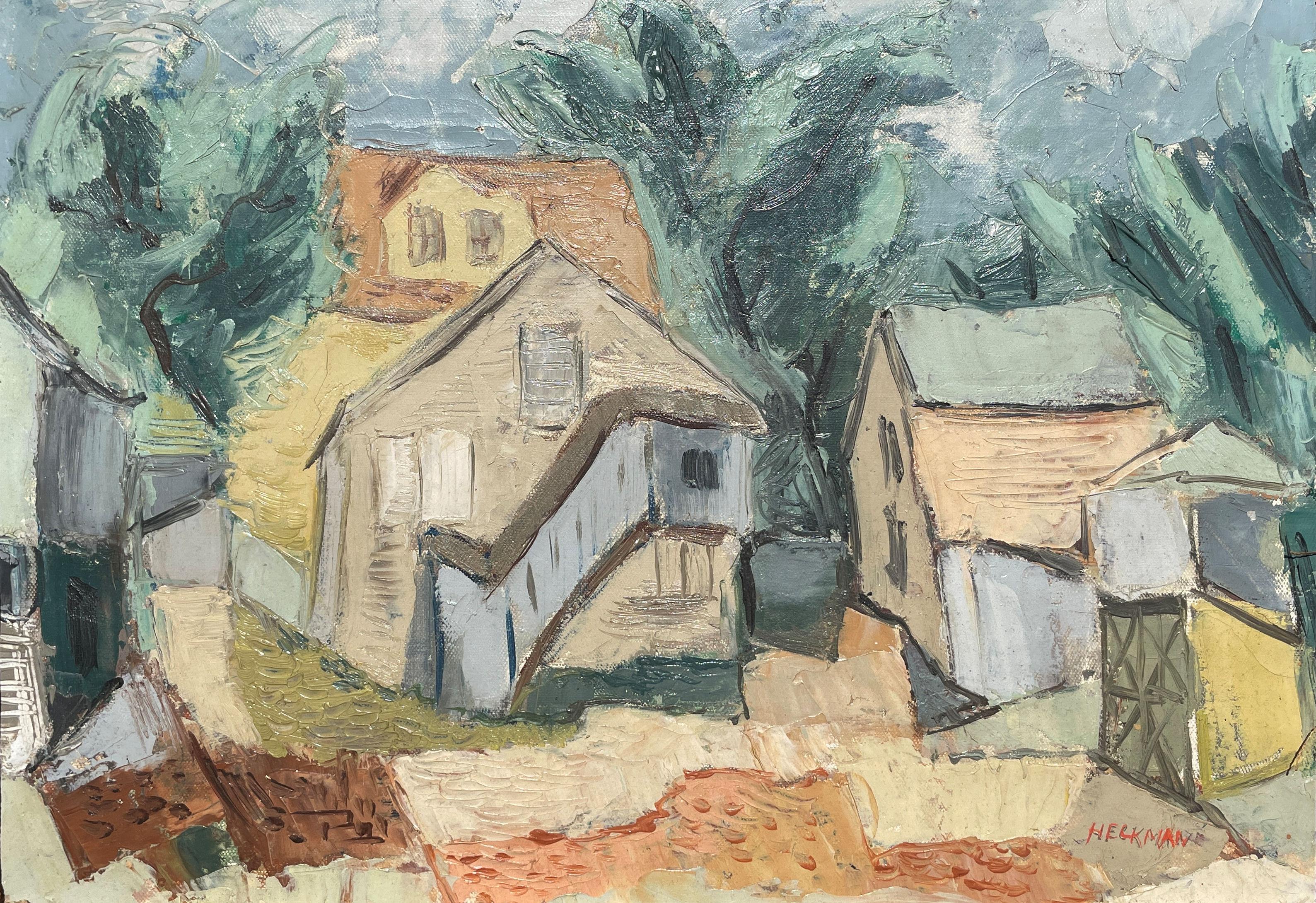 Albert Heckman
Groupe de maisons près de Woodstock
Signé en bas à droite
Huile sur toile
10 x 14 pouces


Albert Heckman est né à Meadville, dans l'ouest de la Pennsylvanie, en 1893. Il est parti à New York pour tenter sa chance dans le monde de