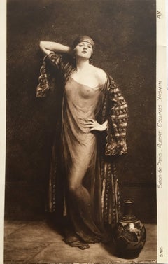 Albert Henry Collings (1868-1947) oil on canvas 'Yasmin in gypsy headscarf'