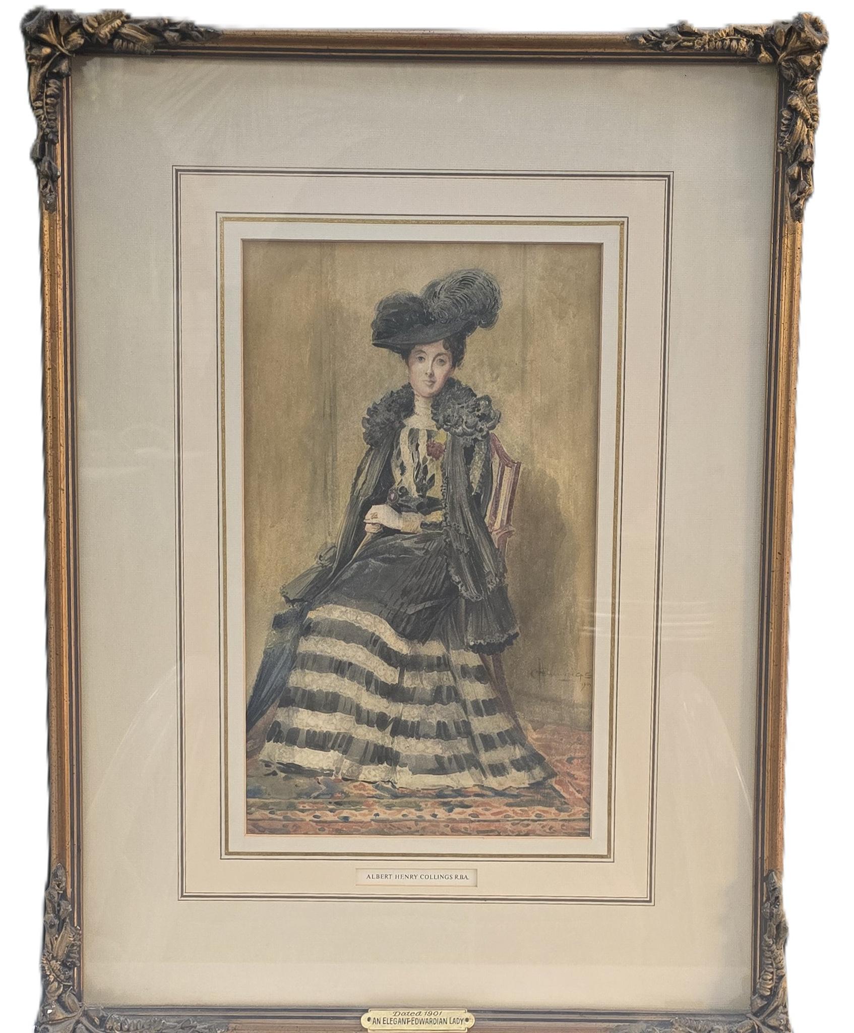 Un'elegante signora edoardiana