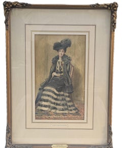 Un'elegante signora edoardiana