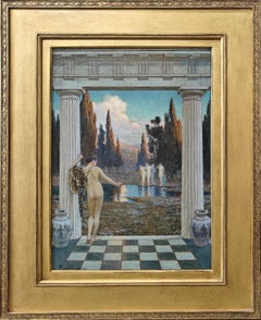 "Judgment of Paris" Albert Herter, Greek Mythology, American Artist, Classical