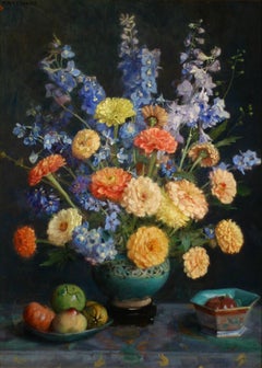 Still Life of Flowers and Fruit