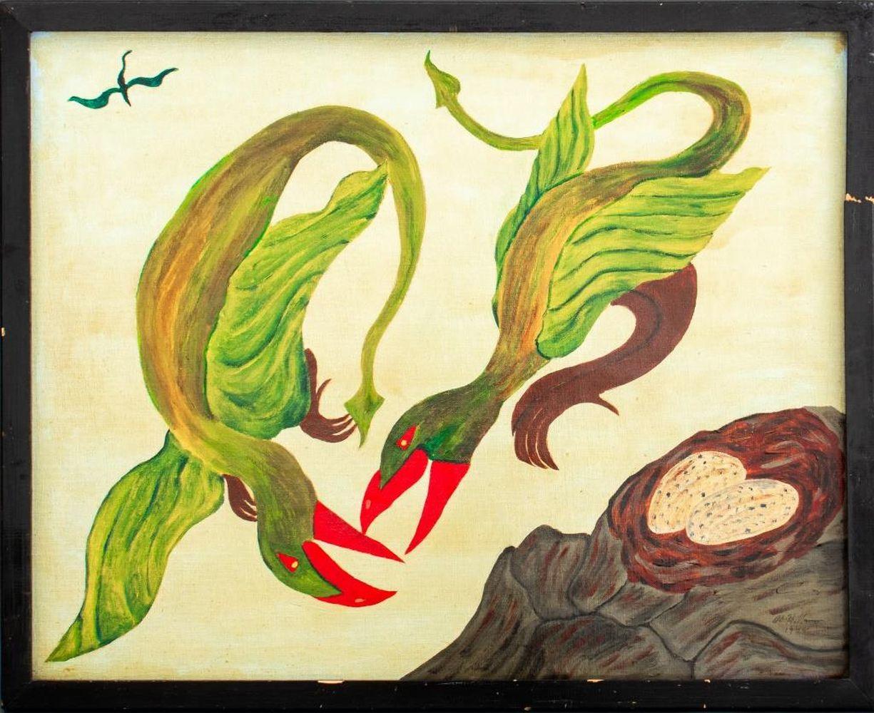 Wyverns nidificantes