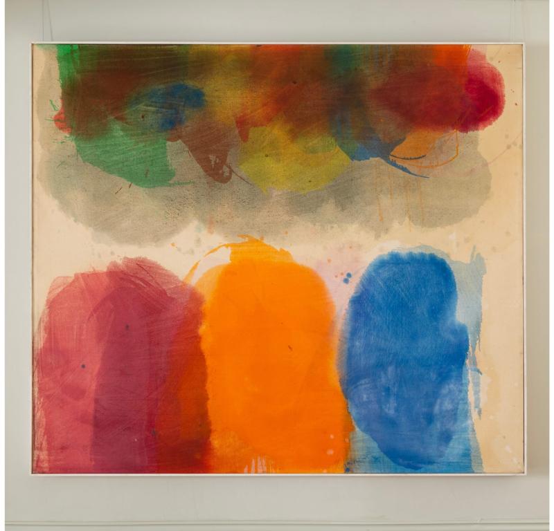 Trascender, Pintura al óleo sobre lienzo de Albert Irvin, 1973 en venta 1