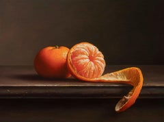 Mandarins, Painting, Oil on MDF Panel