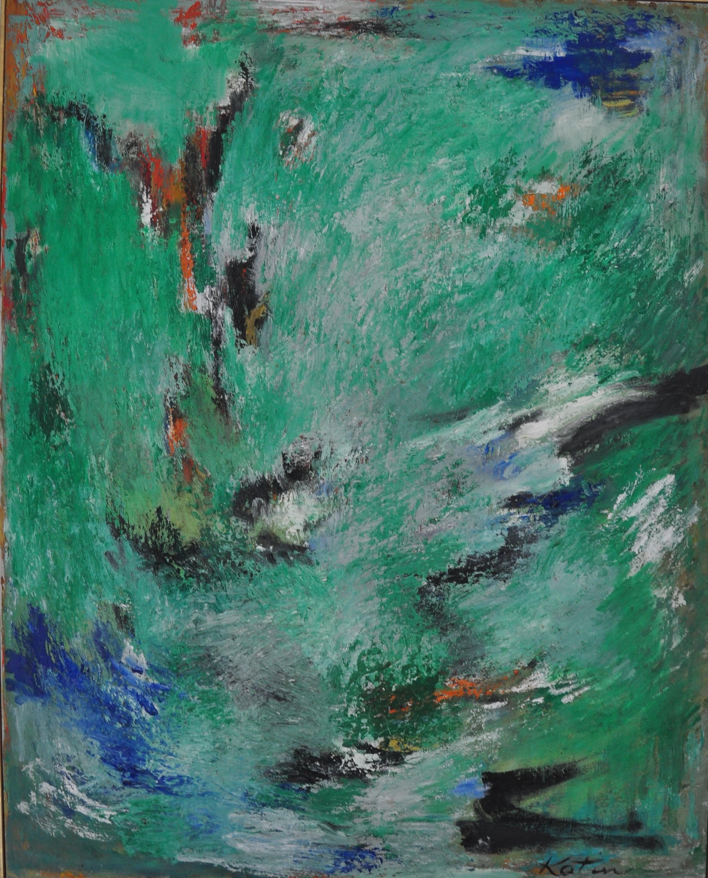 Albert Kotin Abstract Painting - Drum Talk