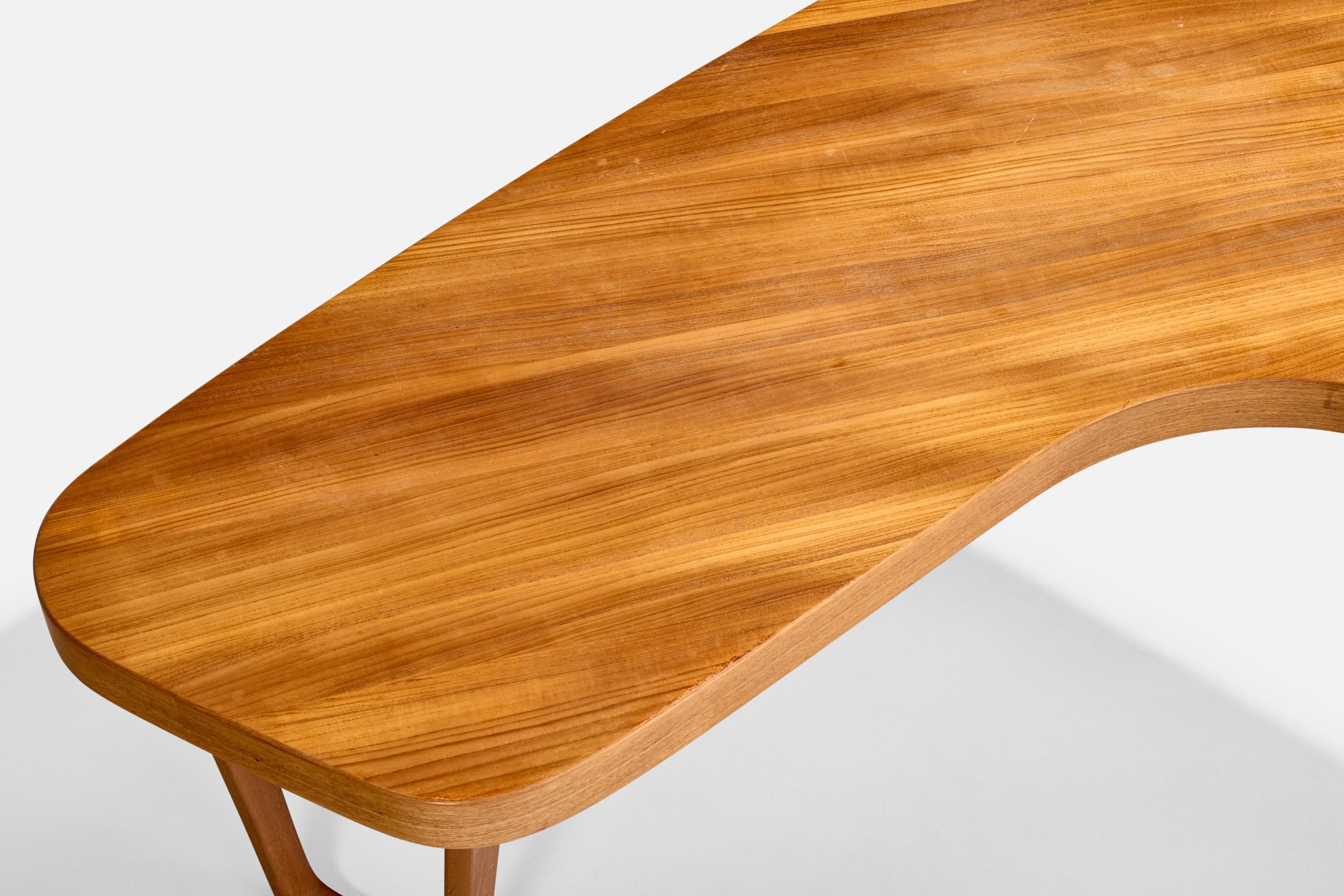 Albert Larsson, Coffee Table, Teak, Sweden, 1950s For Sale 3