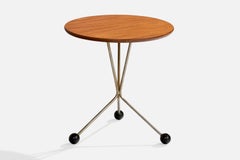 Albert Larsson, Tavolino, Teak, Metallo, Svezia, anni '60