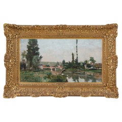 Albert Lebourg Impressionist Oil Painting