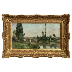 Impressionistisches Ölgemälde von Albert Lebourg