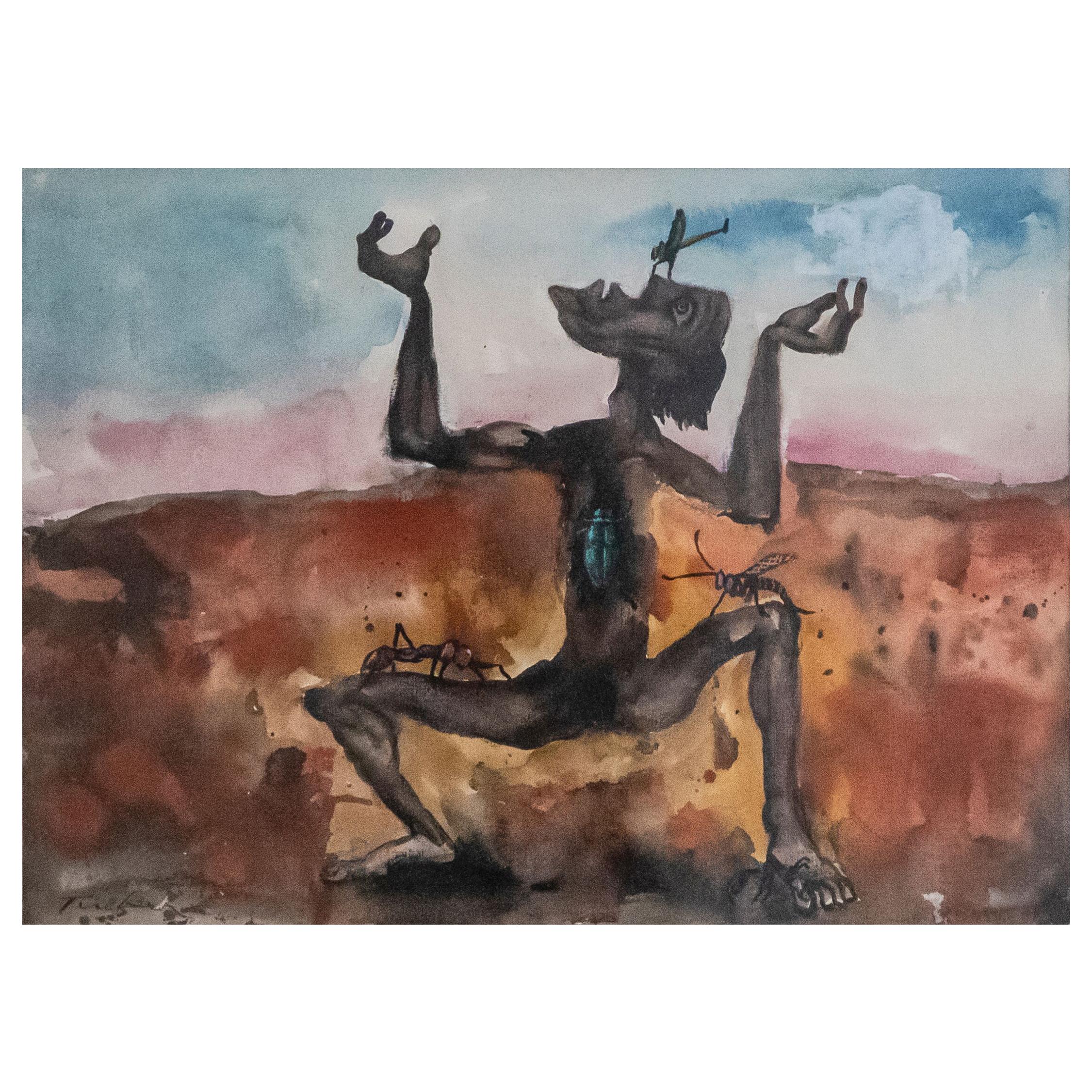 Albert Lee Tucker, Bonanza I, Lasseter Series, Australian Postmodern Painter