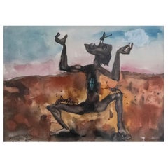 Albert Lee Tucker, Bonanza I, Lasseter Series, Australian Postmodern Painter