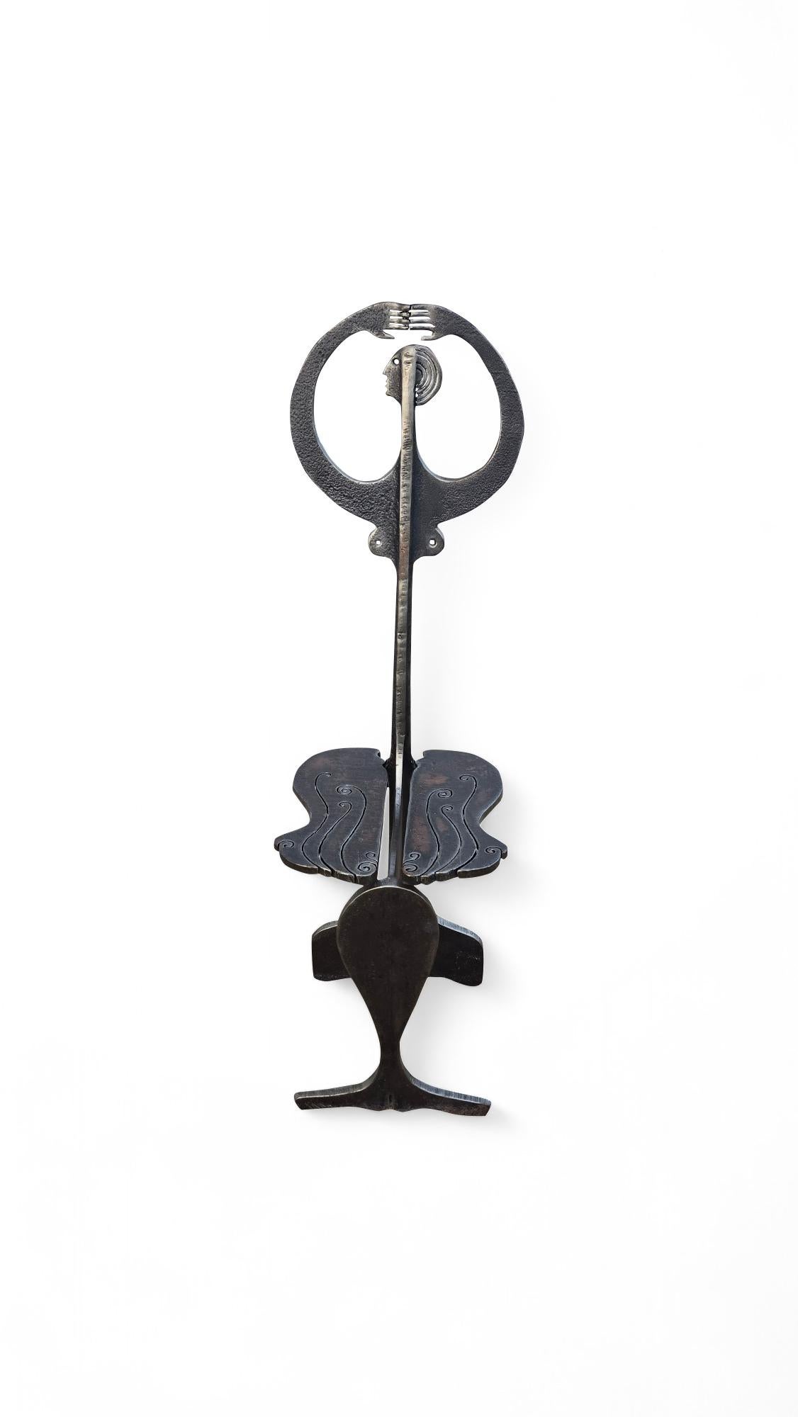 Americano Albert Leon Wilson Abstract Figural Chair in vendita