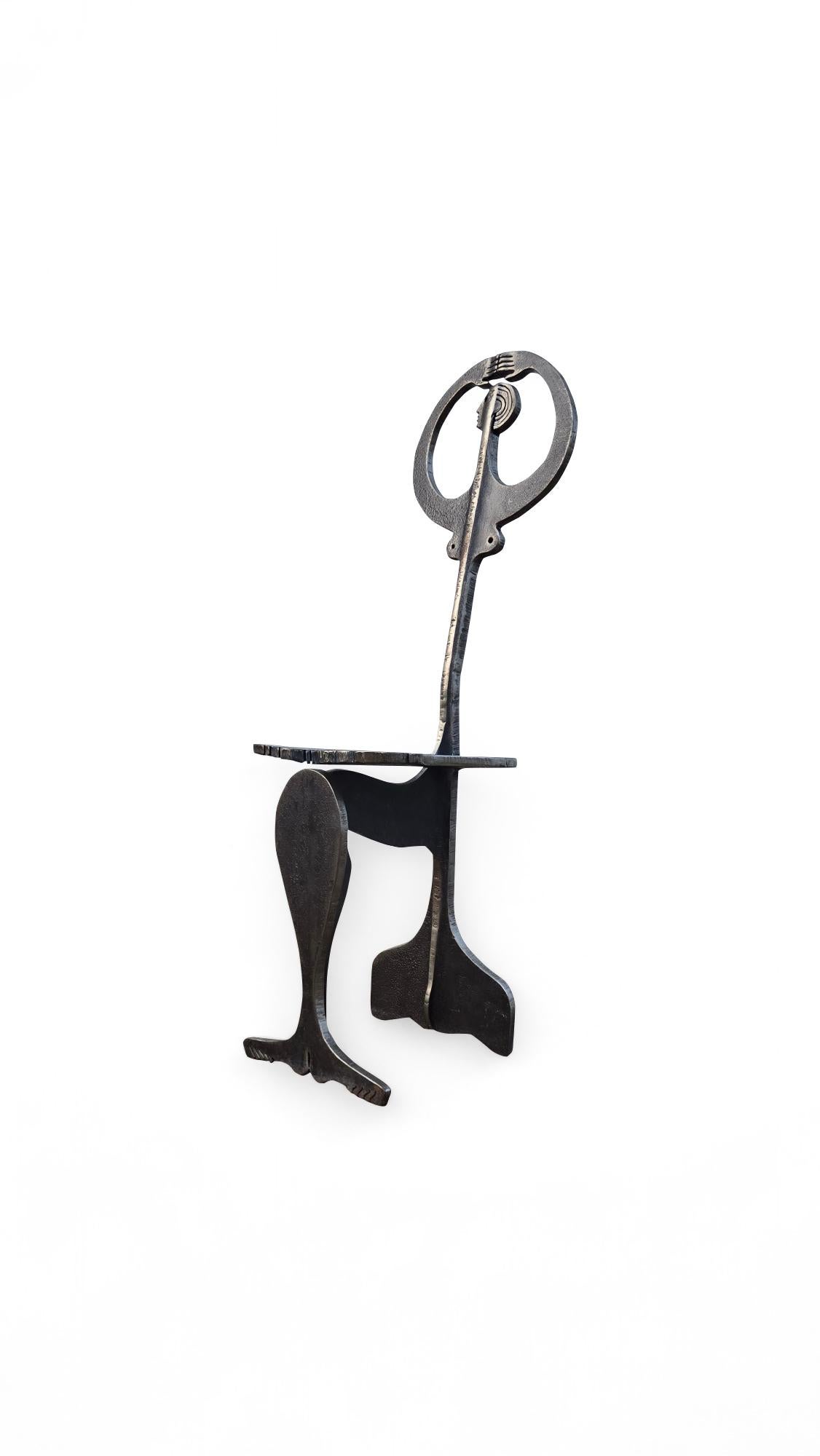 Albert Leon Wilson Abstract Figural Chair In condizioni buone in vendita a Middlesex, NJ
