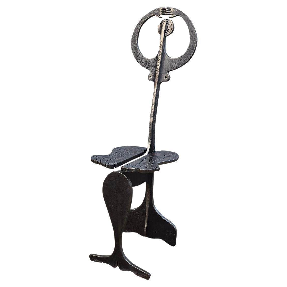 Albert Leon Wilson Abstract Figural Chair