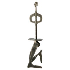 Albert Leon Wilson Modern Sculptural Metal Chair