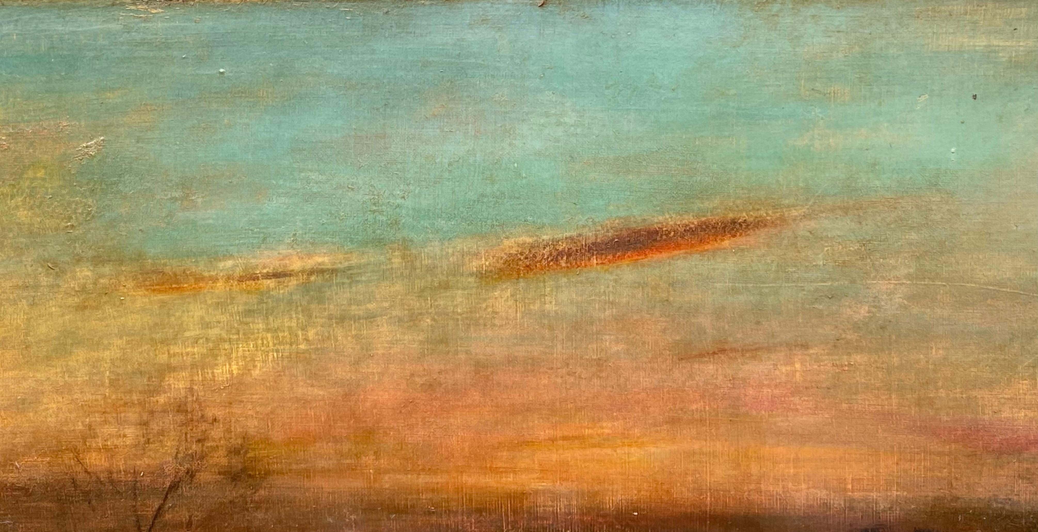 Sonnenuntergang über dem Marsh (Tonalismus), Painting, von Albert Lorey Groll