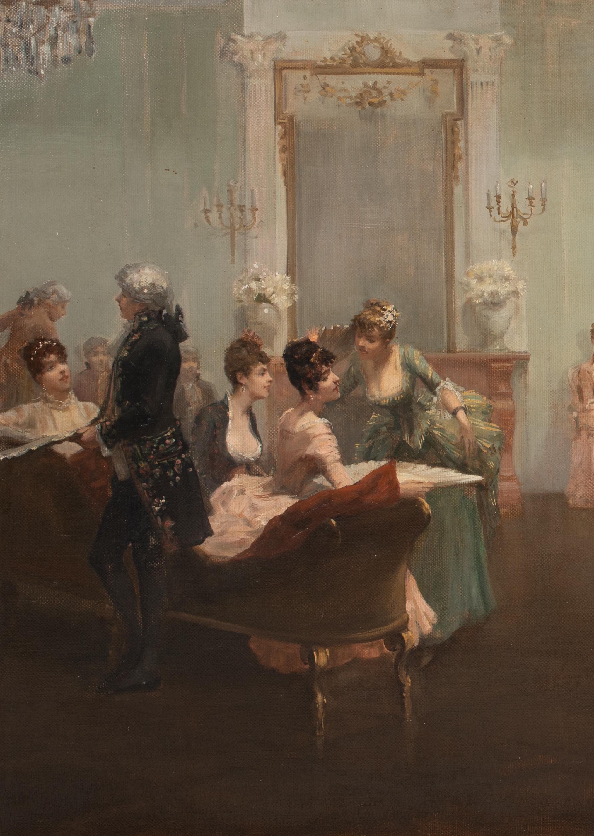 The French Ball 19th Century by ALBERT LUDOVICI (1820-1894)  For Sale 2