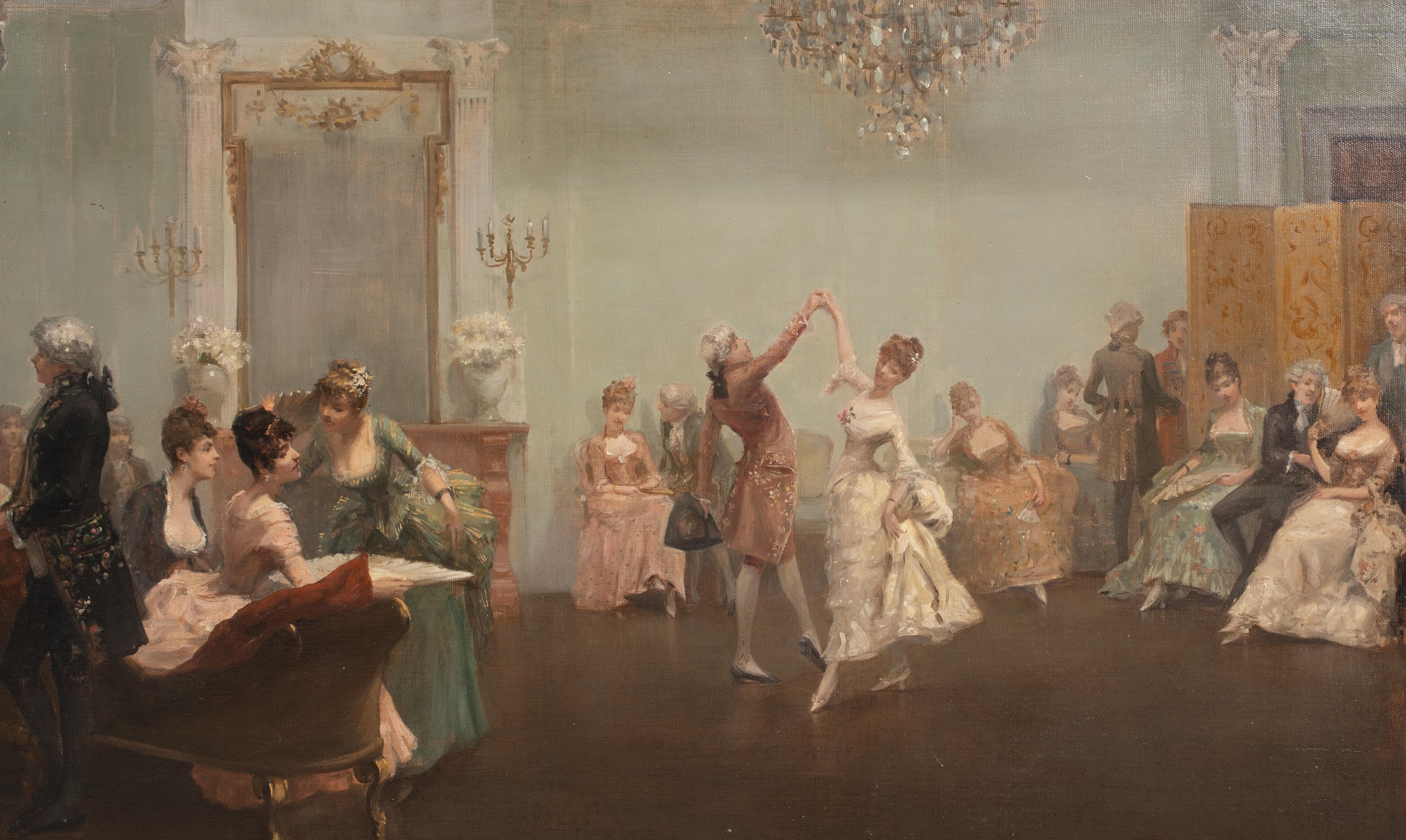 The French Ball 19th Century by ALBERT LUDOVICI (1820-1894)  For Sale 4