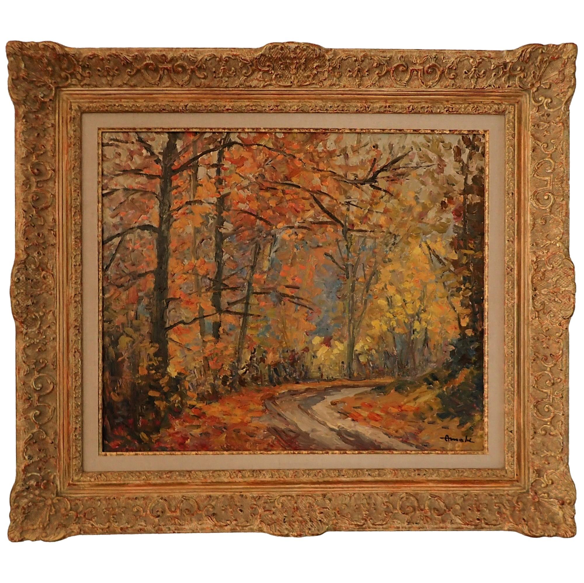 Landscape Painting Albert Malet - Peinture impressionniste française