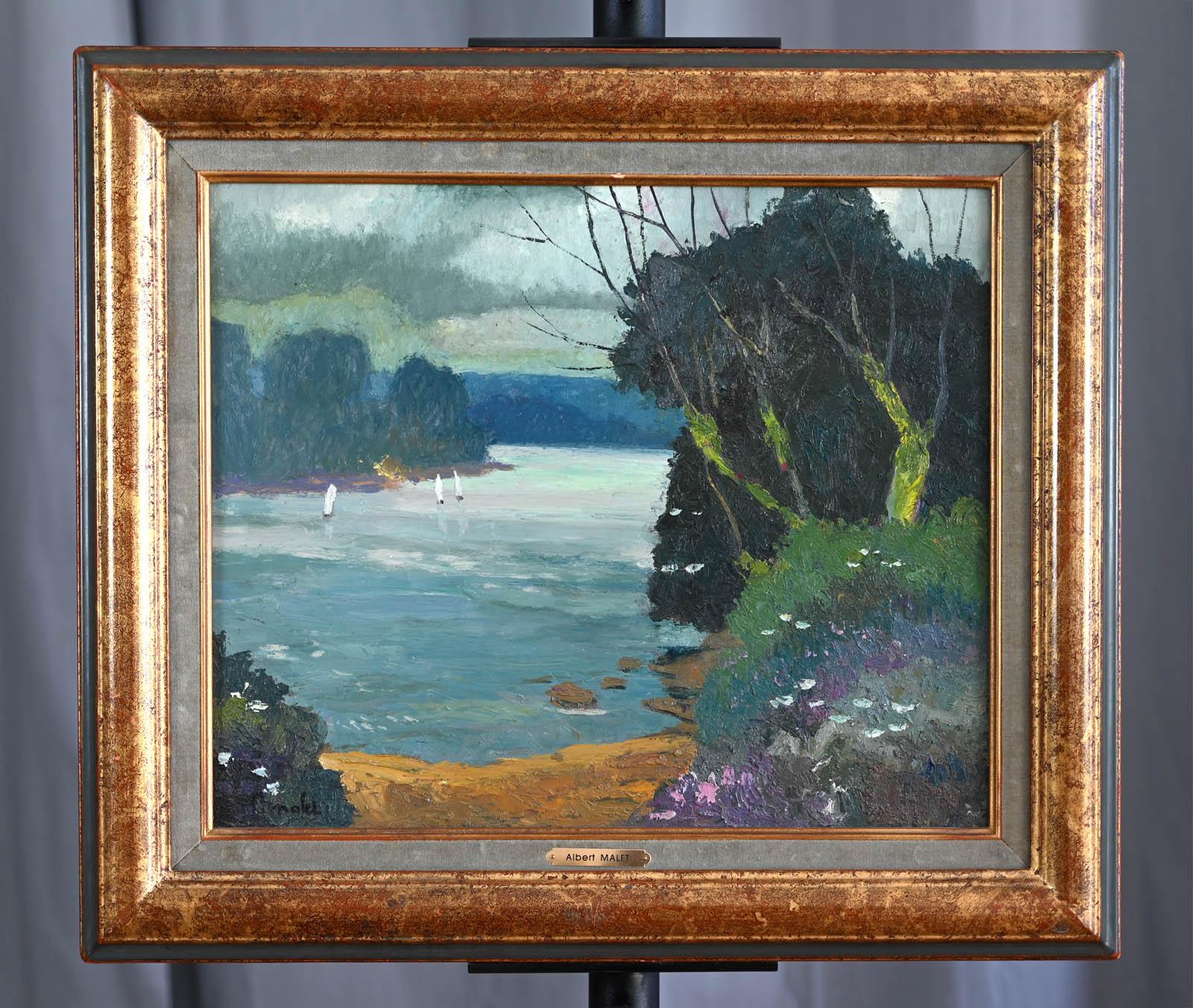 Voci sulla Senna - Painting di Albert Malet
