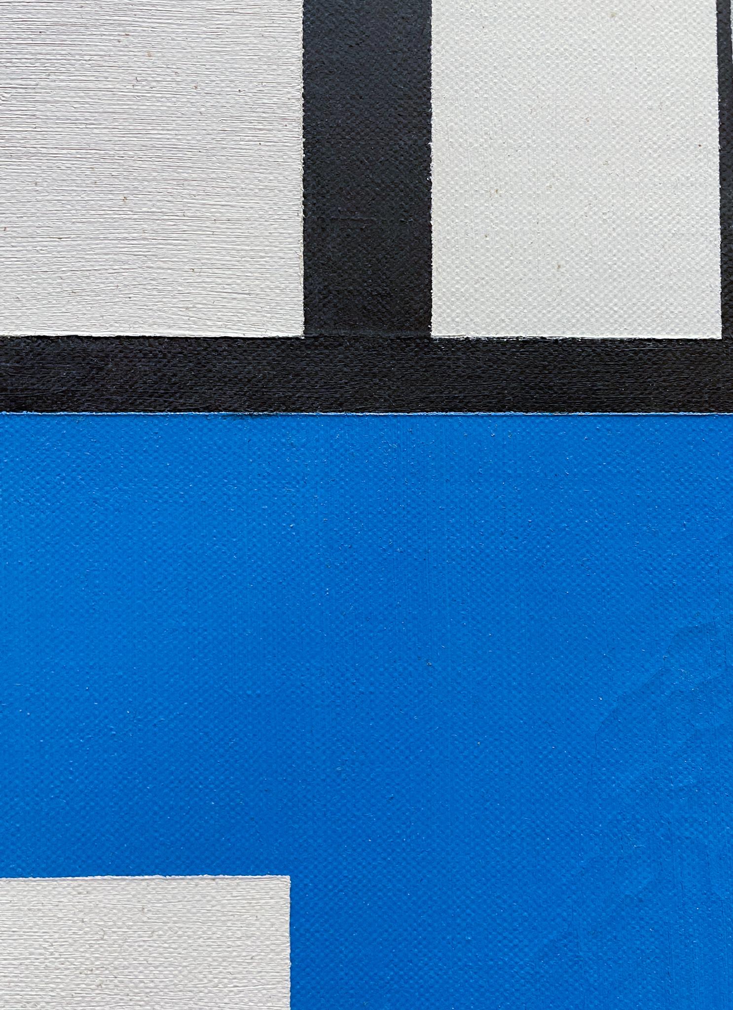 Linie, Farbe, Form Nummer 1, 1959, von Albert Manchak (geb. 1925)
Öl auf Leinwand
35 ½ x 35 ½ Zoll ungerahmt
37 x 37 Zoll gerahmt
Signiert unten rechts
Auf der Rückseite beschriftet (ALBERT MANCHAK Line, Color, Form Number 1 Geometric Abstraction in