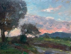Albert Dagnaux, Alsace, La Thur, Oil On Panel